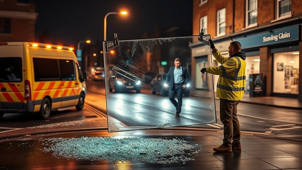 Emergency Glazing Coldfall