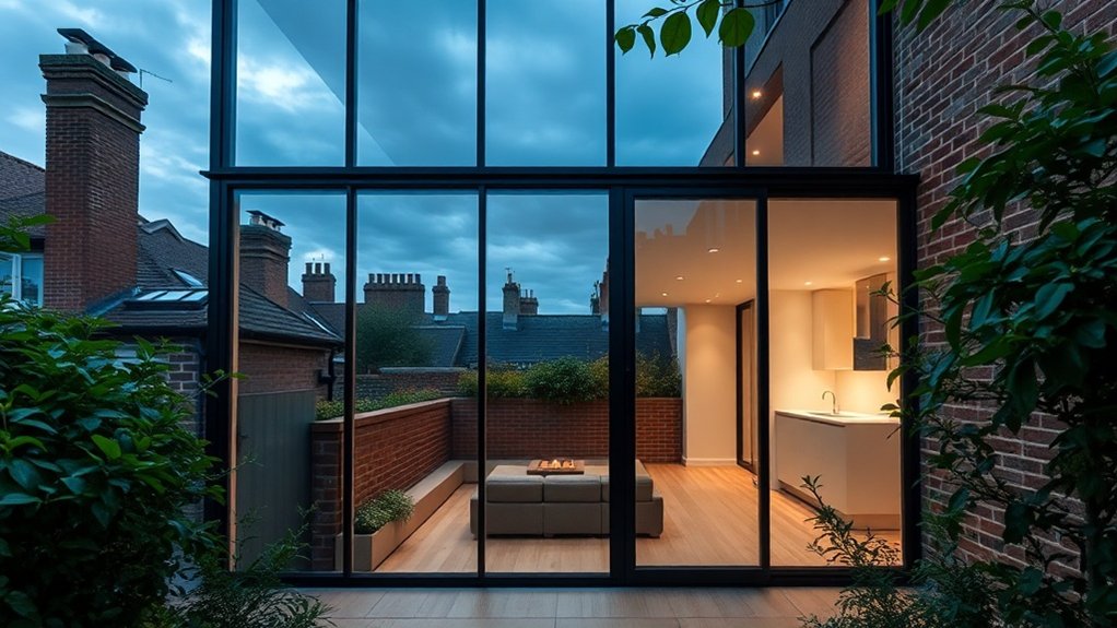 Glass Extension Walls Muswell Hill