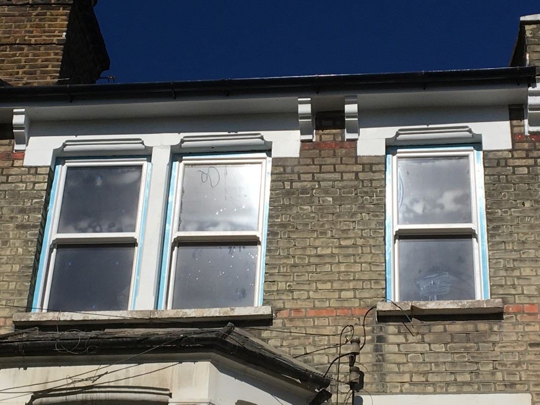 New uPVC sash windows fitted on Victorian terrace in Muswell Hill